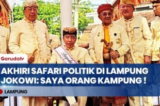 Jokowi Tutup Rangkaian Kunjungan di Lampung, Tegaskan Kedekatan dengan Masyarakat