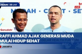 Ribuan Peserta Ikuti BPJS Health Fun Run, Raffi Ahmad Ajak Generasi Muda Mulai Hidup Sehat
