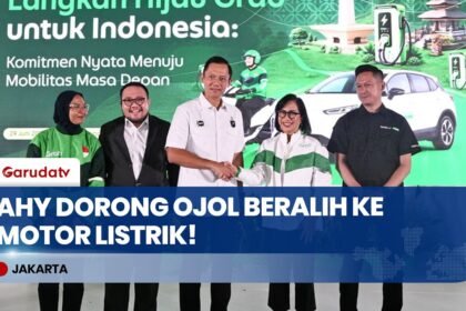 AHY Dorong Pengemudi Ojol Beralih ke Kendaraan Listrik: Tekan Emisi Karbon dan Kurangi BBM Fosil!