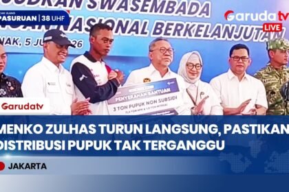 Menko Zulhas Tegaskan Pupuk Subsidi Aman, Petani Diminta Fokus Tingkatkan Produksi
