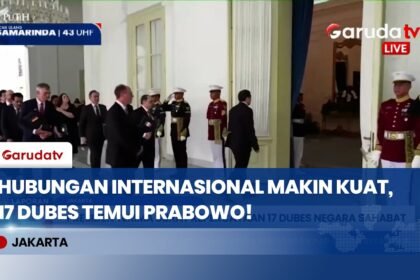 Presiden Prabowo Terima Surat Kepercayaan 17 Duta Besar Negara Sahabat Sekaligus