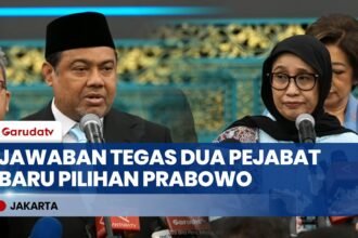 Resmi Dilantik, Ini Pernyataan Pertama Nanik S Deyang dan Said Iqbal di Istana Negara