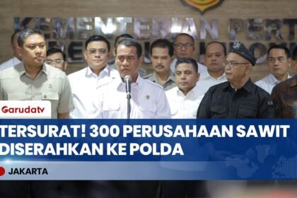 Sikat Praktik Kartel! Mentan Amran Serahkan Daftar 300 Perusahaan Sawit Nakal ke Polri