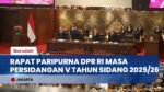 Rapat Paripurna DPR RI Ketok Palu Pengesahan Revisi UU Kepolisian Terbaru