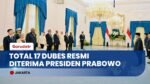 Total 17 Negara! Presiden Prabowo Subianto Terima Surat Kepercayaan 9 Dubes Baru di Istana