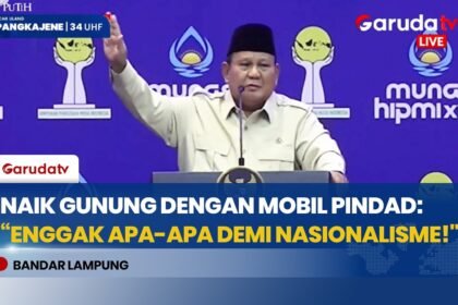 Cerita Presiden Prabowo Naik Gunung Pakai Mobil Pindad: Enggak Apa-apa Demi Nasionalisme"