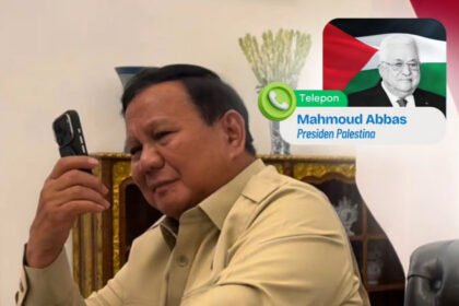 Presiden Palestina Telepon Presiden Prabowo : Kepemimpinan Anda Sangat Penting bagi Kami