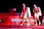 Raymond Indra dan Nikolaus Joaquin menatap final Indonesia Open 2026 dengan semangat revans menghadapi pasangan Malaysia Goh Sze Fei/Nur Izzuddin di Istora Senayan.