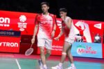 Jonatan Christie dan pasangan Raymond Indra/Nikolaus Joaquin menjadi dua wakil Indonesia yang akan berjuang memperebutkan gelar juara pada partai final Indonesia Open 2026 di Istora Senayan, Jakarta.