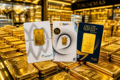 Harga emas di Pegadaian pada 22 Juni 2026 menunjukkan Antam masih menjadi produk dengan harga tertinggi per gram, diikuti UBS dan Galeri24.