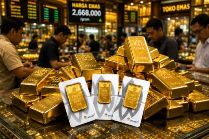 Harga emas Antam pada perdagangan Minggu, 28 Juni 2026, bertahan di level Rp2,66 juta per gram setelah sehari sebelumnya mengalami kenaikan, sehingga investor masih mencermati peluang pergerakan harga selanjutnya.