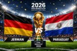 Jerman memburu tiket babak 16 besar saat menghadapi Paraguay pada fase gugur Piala Dunia 2026 di Gillette Stadium.