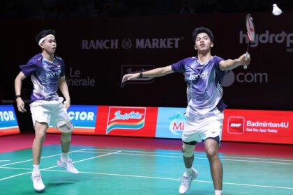 Ali Faathir Rayhan dan Devin Artha Wahyudi gagal melangkah ke babak 16 besar Indonesia Open 2026 setelah kalah dalam duel tiga gim melawan pasangan Taiwan di Istora Senayan.