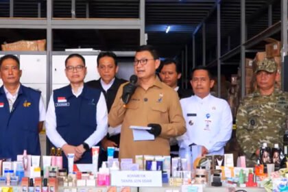 BPOM menyita jutaan kosmetik impor ilegal senilai Rp27,6 miliar dari sebuah gudang tersembunyi di Kelapa Dua, Kabupaten Tangerang.