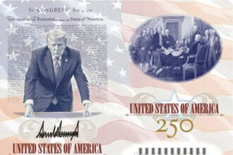 Pemerintahan Donald Trump merilis paspor edisi terbatas bergambar sang presiden sebagai bagian dari perayaan 250 tahun kemerdekaan Amerika Serikat.