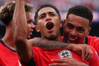 Jude Bellingham dan Harry Kane membawa Inggris menaklukkan Panama 2-0 sekaligus memastikan The Three Lions finis sebagai juara Grup L Piala Dunia 2026.