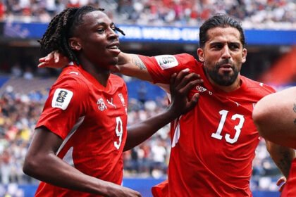 Johan Manzambi menjadi bintang kemenangan Swiss setelah mencetak dua gol saat menaklukkan Bosnia dan Herzegovina 4-1 pada laga Grup B Piala Dunia 2026.