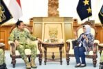 Kasau Marsekal TNI M. Tonny Harjono menerima audiensi Deputi Bidang Ekonomi dan Transformasi Digital Bappenas untuk membahas masa depan pengembangan Bandara Kertajati sebagai kawasan strategis nasional.