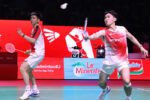 Raymond Indra dan Nikolaus Joaquin harus puas menjadi runner-up Indonesia Open 2026 setelah kalah dari pasangan Malaysia Goh Sze Fei/Nur Izzuddin dalam final di Istora Senayan.