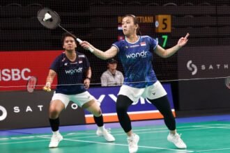 Febriana Dwipuji Kusuma/Meilysa Trias Puspitasari menunjukkan dominasi atas pasangan muda Malaysia untuk memastikan langkah ke semifinal Australia Open 2026.