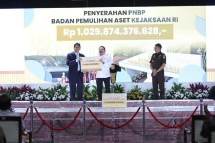Pemulihan aset senilai Rp1,02 triliun menjadi tambahan penerimaan negara yang akan dimanfaatkan untuk mendukung pembangunan nasional dan pelayanan publik.
