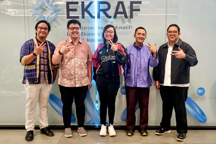 Wamenekraf Irene Umar menerima audiensi Jejakin untuk memperkuat pengembangan ekonomi kreatif berbasis keberlanjutan melalui pemanfaatan teknologi pengukuran emisi dan program ekonomi hijau.