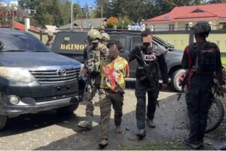 Satgas Operasi Damai Cartenz 2026 menangkap YM, pria yang diduga terkait kelompok bersenjata wilayah Kepala Air, dalam pengembangan kasus penembakan yang menewaskan karyawan PT Freeport Indonesia di Kabupaten Mimika.