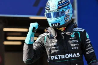 George Russell Rebut Pole Position Kontroversial di GP Austria Usai Max Verstappen Crash