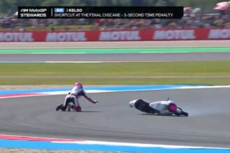 Sempat Melesat ke Posisi Kedua, Veda Ega Pratama Alami 'Crash' di Moto3 Belanda 2026