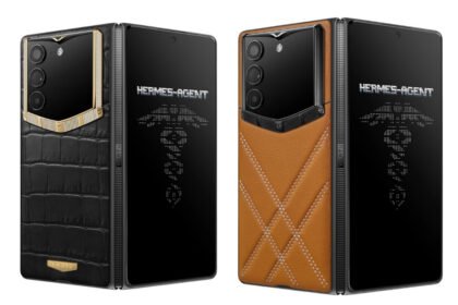 Vertu Rilis AlphaFold, HP Lipat Berlapis Emas 18 Karat dan Berlian Harganya Tembus Rp616 Juta
