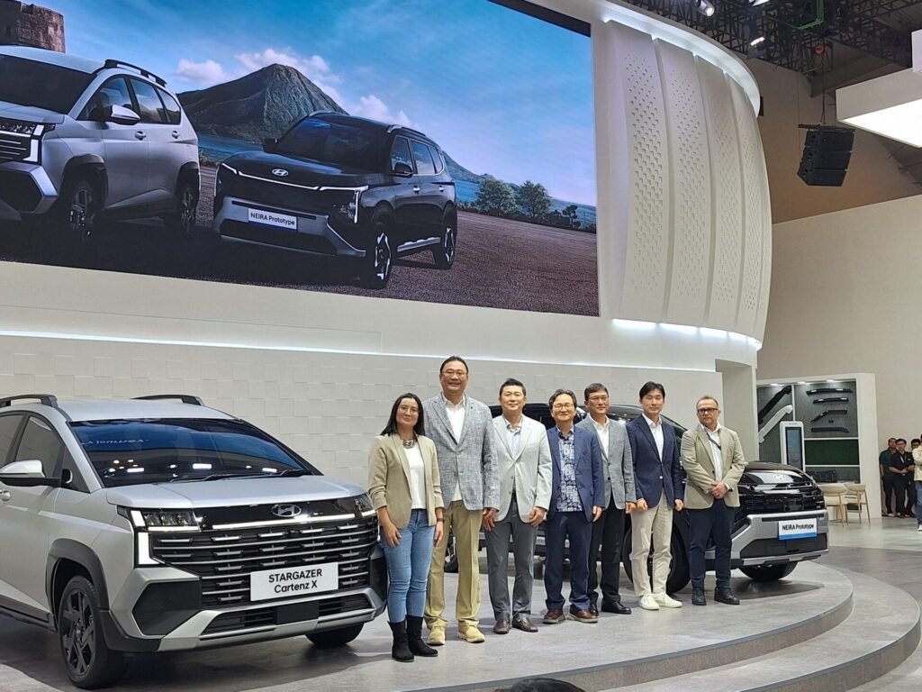Hyundai di GIIAS 2026 : Beri Harga Baru STARGAZER Cartenz Mulai Rp241 Juta dan Bocoran EV Lokal 'NEIRA' 2 Hyundai di GIIAS 2026 : Beri Harga Baru STARGAZER Cartenz Mulai Rp241 Juta dan Bocoran EV Lokal 'NEIRA'