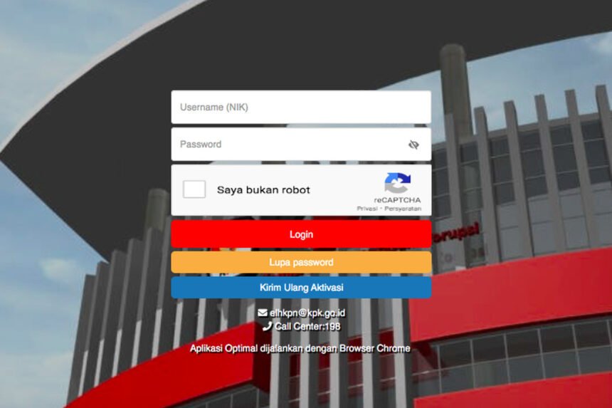 Visioner Indonesia Ingatkan LHKPN ASR Merupakan Bentuk Kepatuhan kepada KPK