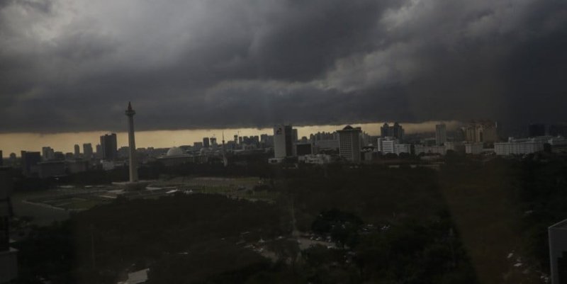 BMKG: Cuaca Jakarta dan Bodetabek Hari Ini Berawan, Suhu Tembus 34 Derajat