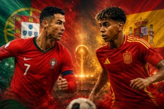 Portugal dan Spanyol bentrok pada babak 16 besar Piala Dunia 2026 di Dallas dalam duel klasik yang mempertaruhkan tiket menuju perempat final.