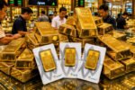 Harga emas Antam hari ini turun Rp2.000 per gram menjadi Rp2.633.000, diikuti penurunan harga buyback serta daftar harga seluruh pecahan emas terbaru.
