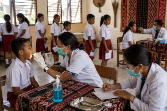 Program CKG Sekolah telah menjangkau 8,82 juta siswa di Indonesia sepanjang 2026 dengan pemeriksaan kesehatan fisik dan mental untuk mendeteksi masalah sejak dini.