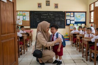 Ini Momen Lucu MPLS 2026 ,Dari Nangis Tak Mau Ditinggal Orang Tua hingga Salah Masuk Kelas