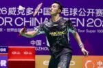 Jonatan Christie gagal melangkah ke semifinal China Open 2026 setelah kembali dikalahkan Victor Lai dalam dua gim langsung di babak perempat final.