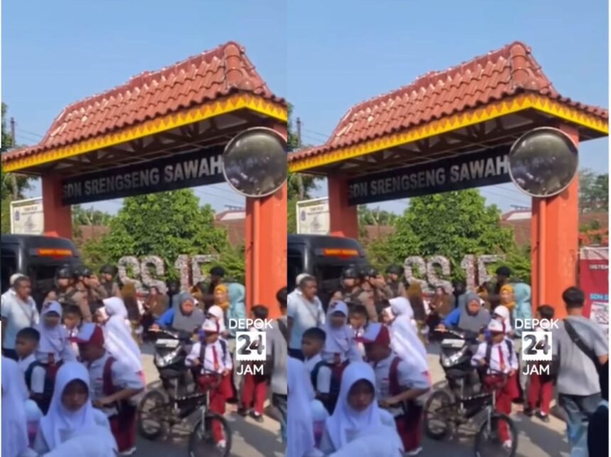 Kegiatan Masa Pengenalan Lingkungan Sekolah (MPLS) hari pertama di SDN Srengseng Sawah 15, Jakarta Selatan, pada Senin (13/7), terpaksa dihentikan setelah pihak sekolah menerima ancaman teror bom melalui pesan WhatsApp.