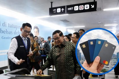 MRT Jakarta menghadirkan sistem pembayaran terbaru menggunakan kartu kredit contactless Visa dan Mastercard sehingga perjalanan menjadi lebih praktis, cepat, aman, serta mendukung transformasi transportasi digital.