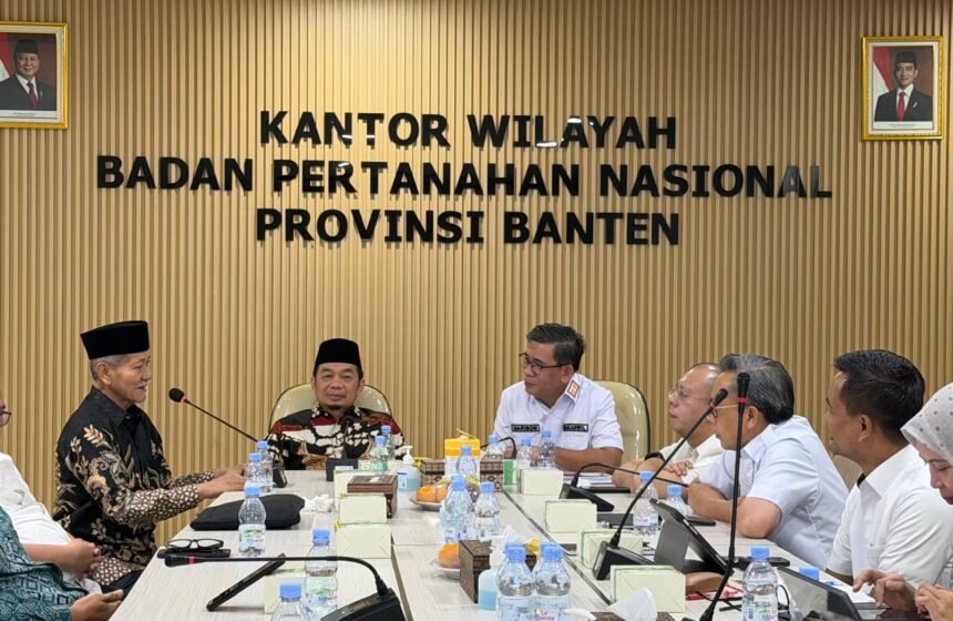 PB Mathla'ul Anwar Gandeng ATR/BPN Percepat Sertifikasi Wakaf dan Bela Petani