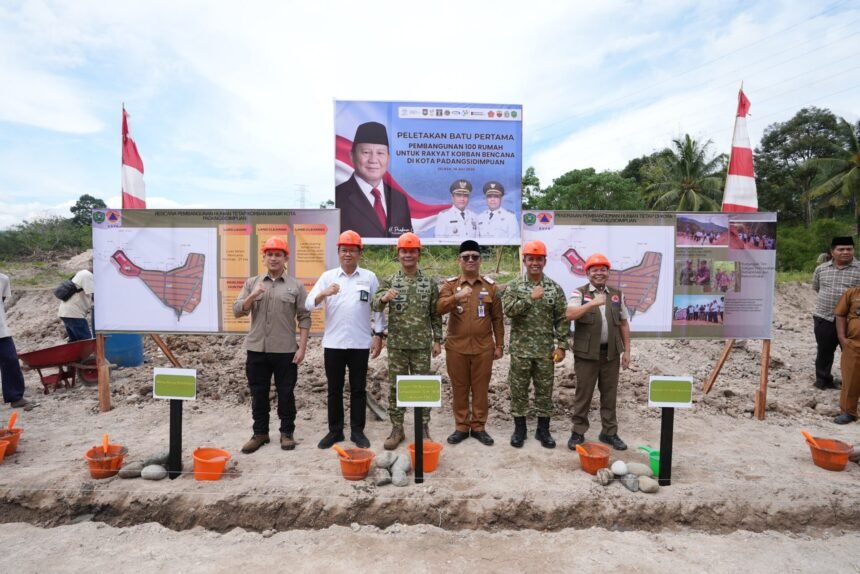 Satgas PRR Percepat Pembangunan Huntap Korban Bencana di Sumut