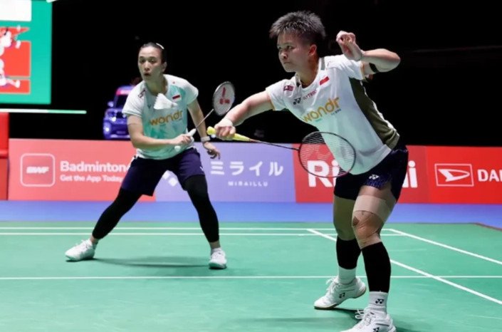 Perjuangan Ana/Trias terhenti di babak 16 besar Japan Open 2026 setelah kalah dari pasangan Taiwan Hsu Yin-Hui/Lin Jhih Yun.