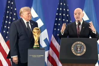 Trump mengundang dua rival politiknya menghadiri final Piala Dunia 2026 saat Spanyol menghadapi Argentina di Stadion MetLife.