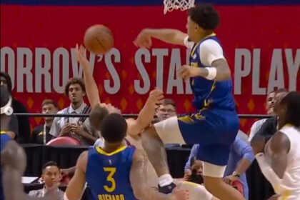 Golden State Warriors kembali menjadi mimpi buruk Los Angeles Lakers usai menang 92-88 pada semifinal NBA Summer League Las Vegas dan melangkah ke final.