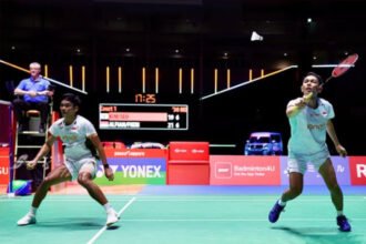 Fajar Alfian/Muhammad Shohibul Fikri sukses menjadi juara Japan Open 2026 usai mengalahkan pasangan peringkat satu dunia asal Korea Selatan dalam dua gim langsung.