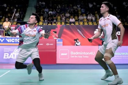 Leo Rolly Carnando/Daniel Marthin dan Rehan Naufal Kusharjanto/Gloria Emanuelle Widjaja menjadi dua wakil Indonesia yang berhasil melaju ke perempat final Taipei Open 2026.