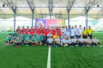 BULOG Perkuat Sinergi Ketahanan Pangan Bersama Stakeholder Melalui Mini Soccer Fun Match