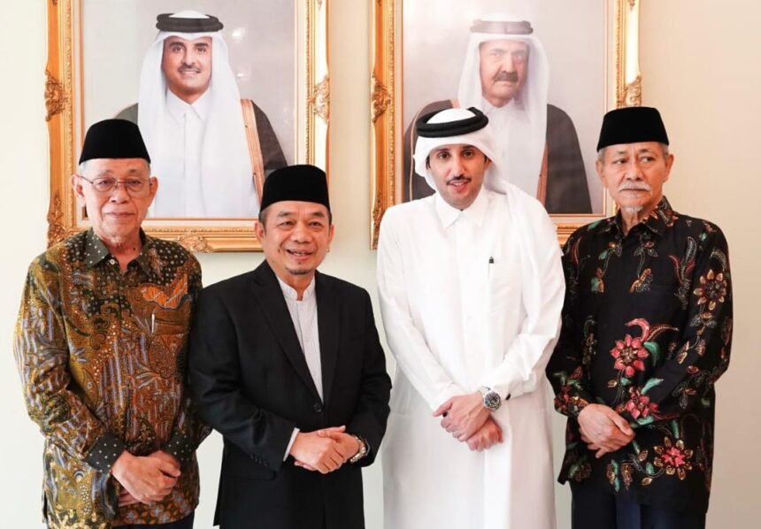 Kenang Jasa Sheikh Hamad Al Thani, PB Mathla'ul Anwar Sampaikan Duka ke Dubes Qatar