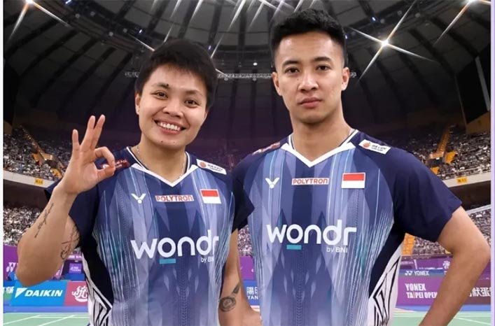 Debut Dejan Ferdinansyah/Apriyani Rahayu di Taipei Open 2026 berakhir pada babak pertama, sementara Verrell/Bernadine dan Ni Kadek Dhinda menjaga asa Indonesia.